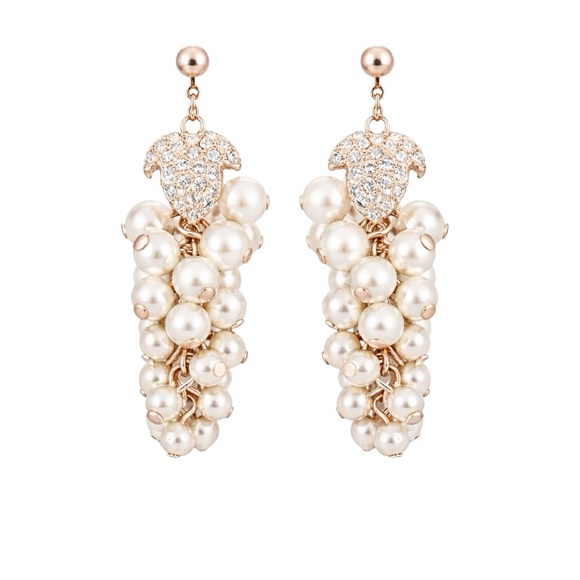 Handmade Jewelry - Swarovski Crystals Natania Grape Earrings